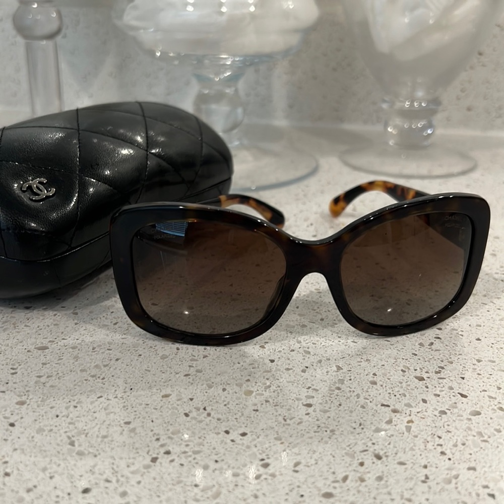 Chanel sunglasses with case